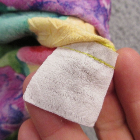 Vintage‎ Jams World Mens Hawaiian Shirt size XL Floral Patchwork Tropical - Picture 5 of 8